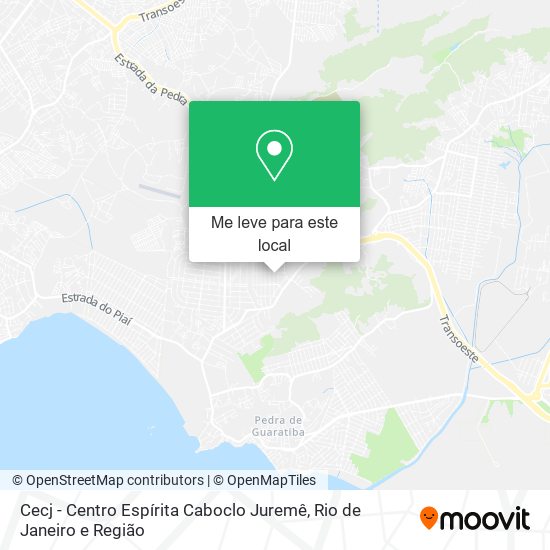 Cecj - Centro Espírita Caboclo Juremê mapa