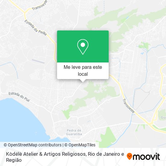 Kòdélè Atelier & Artigos Religiosos mapa