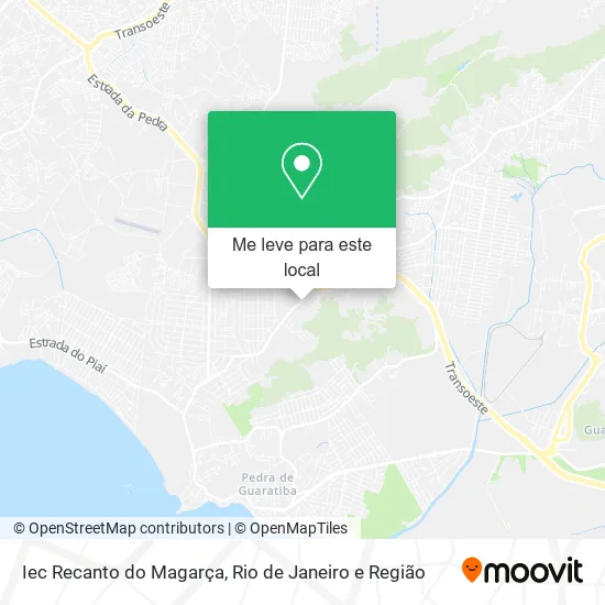 Iec Recanto do Magarça mapa