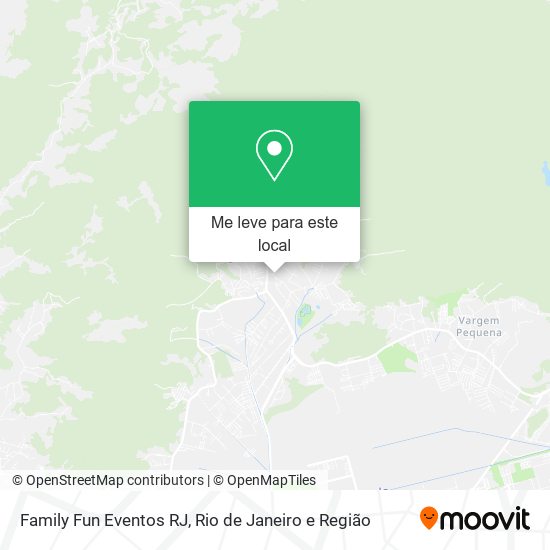 Family Fun Eventos RJ mapa