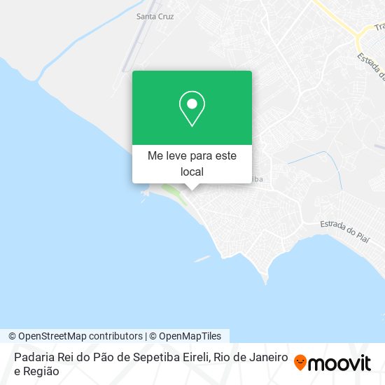 Padaria Rei do Pão de Sepetiba Eireli mapa