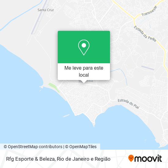 Rfg Esporte & Beleza mapa