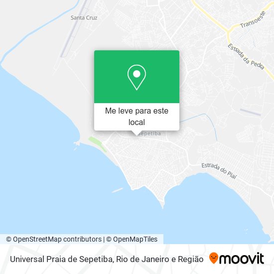 Universal Praia de Sepetiba mapa
