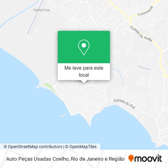 Auto Peças Usadas Coelho mapa