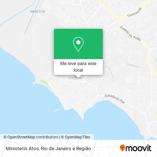 Ministerio Atos mapa