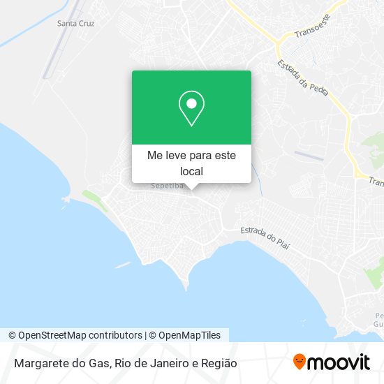 Margarete do Gas mapa