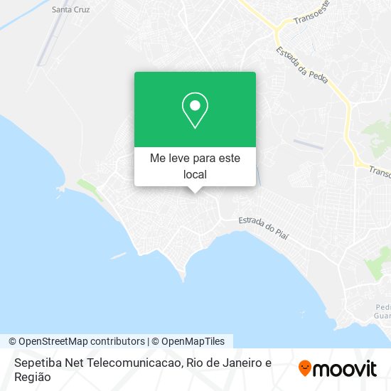 Sepetiba Net Telecomunicacao mapa