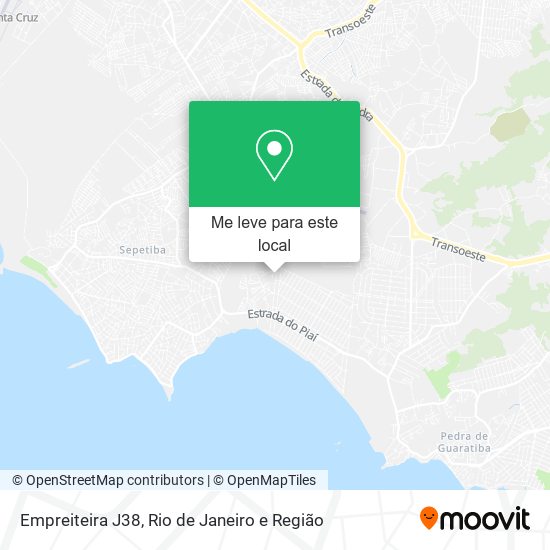 Empreiteira J38 mapa