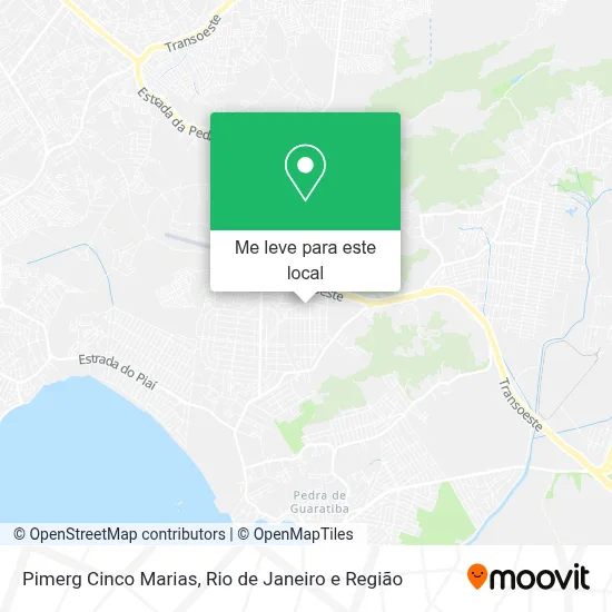 Pimerg Cinco Marias mapa