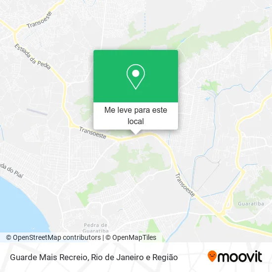 Guarde Mais Recreio mapa