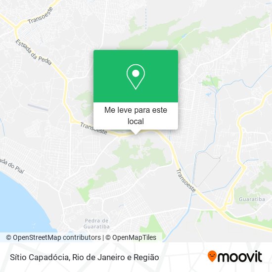 Sítio Capadócia mapa