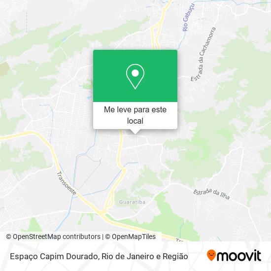 Espaço Capim Dourado mapa
