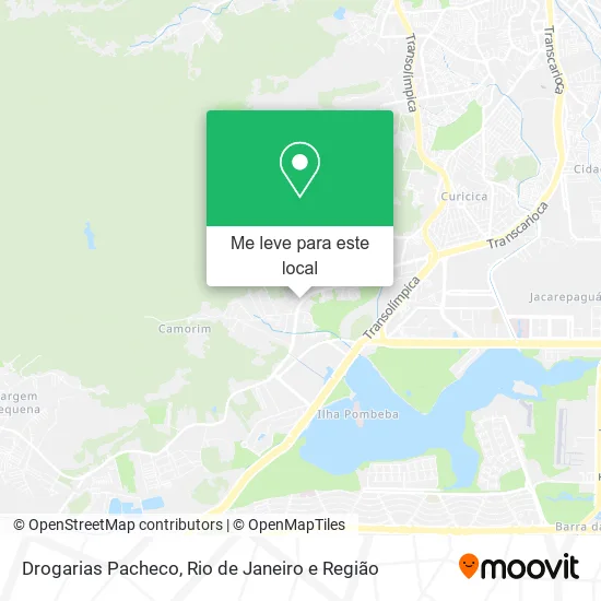 Drogarias Pacheco mapa