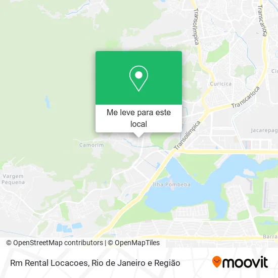 Rm Rental Locacoes mapa