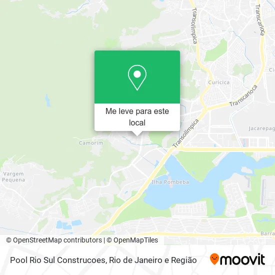 Pool Rio Sul Construcoes mapa