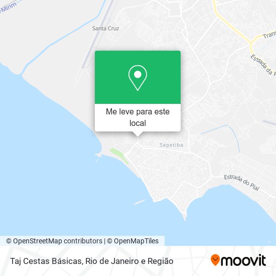 Taj Cestas Básicas mapa