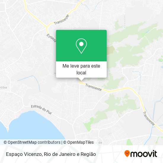 Espaço Vicenzo mapa
