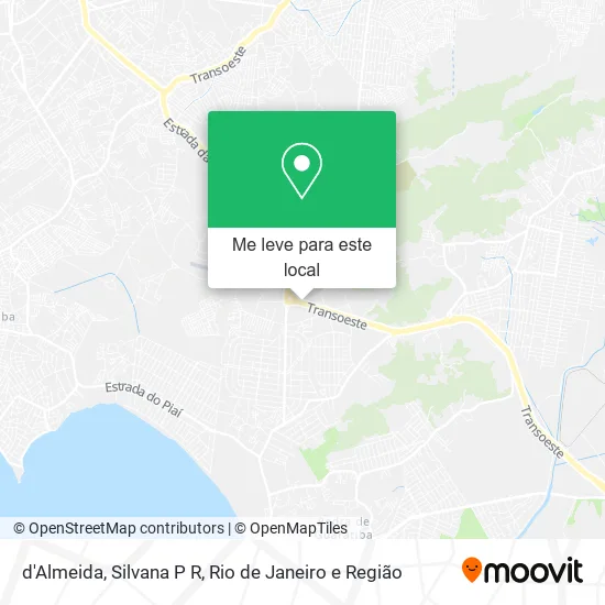 d'Almeida, Silvana P R mapa