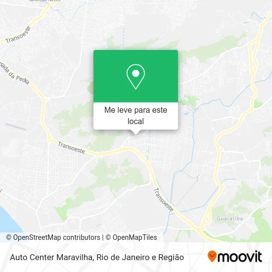 Auto Center Maravilha mapa