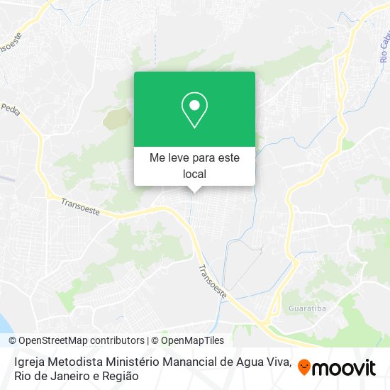 Igreja Metodista Ministério Manancial de Agua Viva mapa