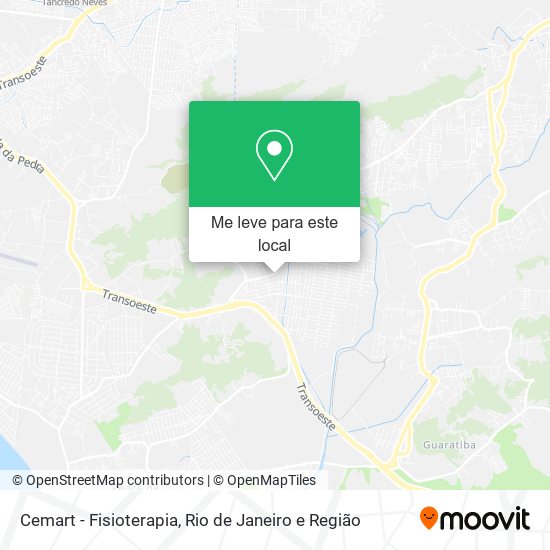 Cemart - Fisioterapia mapa
