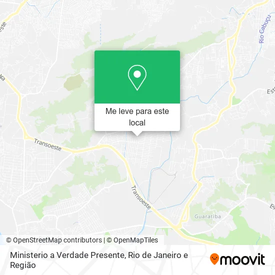 Ministerio a Verdade Presente mapa