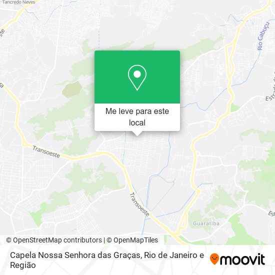 Capela Nossa Senhora das Graças mapa