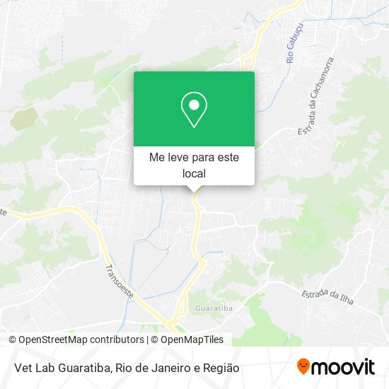 Vet Lab Guaratiba mapa