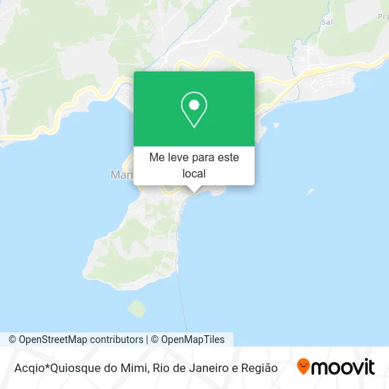 Acqio*Quiosque do Mimi mapa
