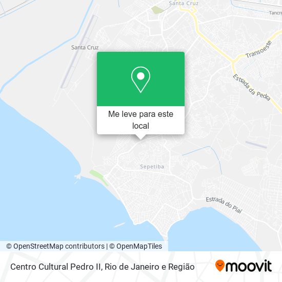 Centro Cultural Pedro II mapa