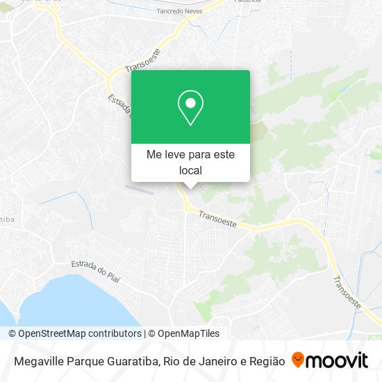 Megaville Parque Guaratiba mapa