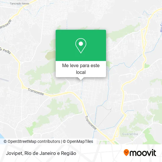Jovipet mapa