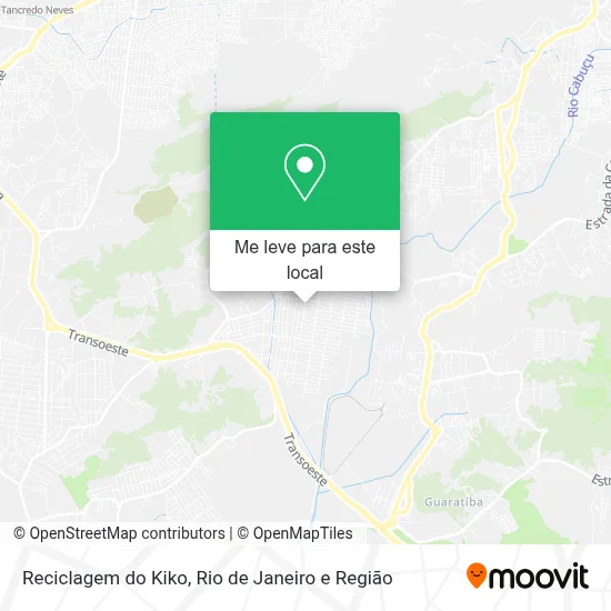 Reciclagem do Kiko mapa