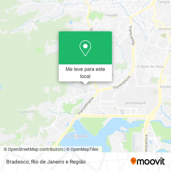 Bradesco mapa