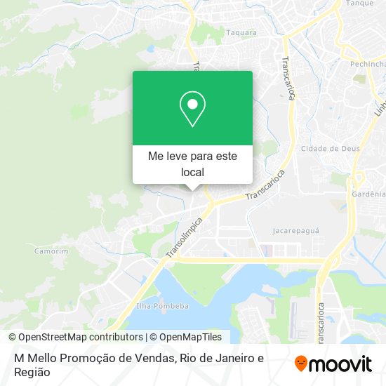 M Mello Promoção de Vendas mapa