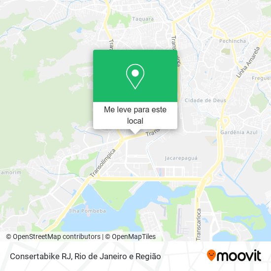 Consertabike RJ mapa