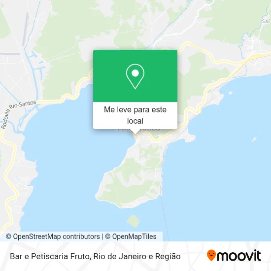 Bar e Petiscaria Fruto mapa