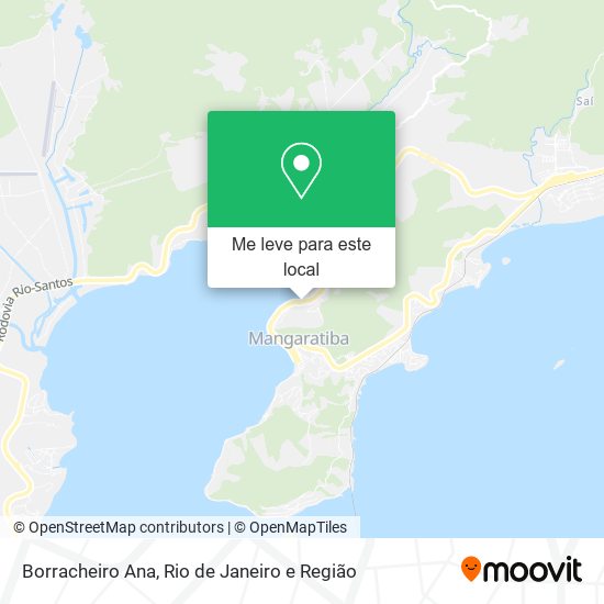 Borracheiro Ana mapa