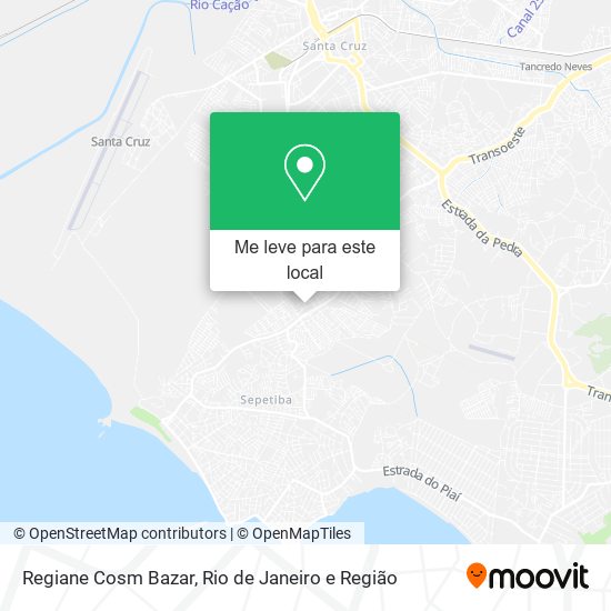Regiane Cosm Bazar mapa
