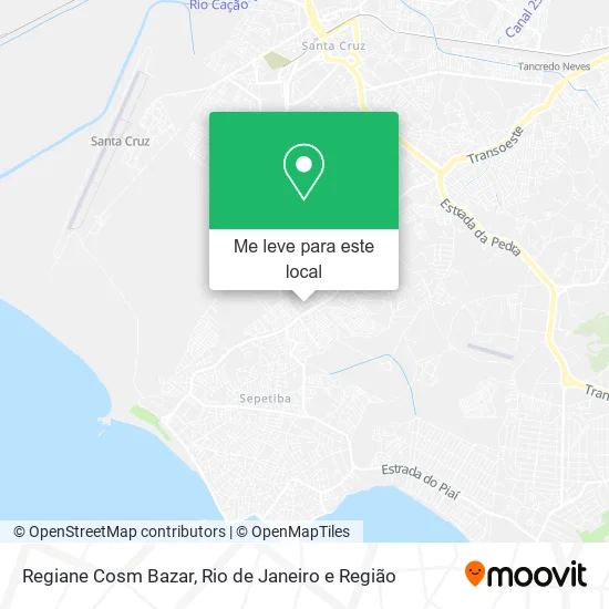 Regiane Cosm Bazar mapa