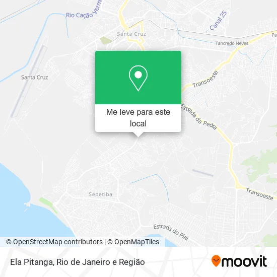 Ela Pitanga mapa