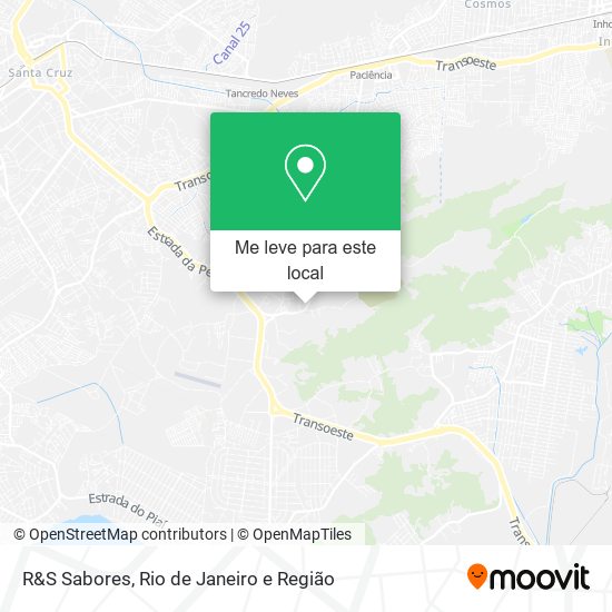 R&S Sabores mapa