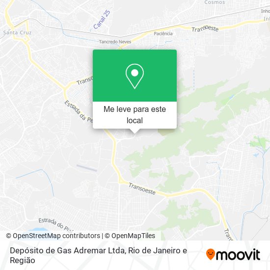 Depósito de Gas Adremar Ltda mapa