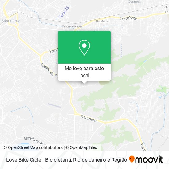 Love Bike Cicle - Bicicletaria mapa