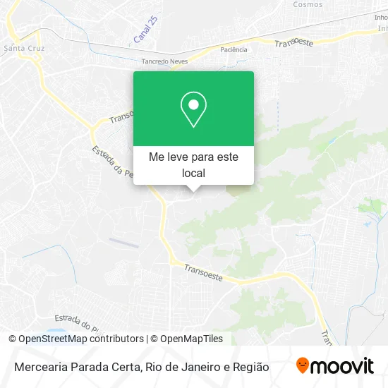 Mercearia Parada Certa mapa