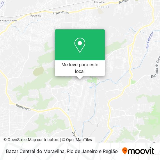Bazar Central do Maravilha mapa