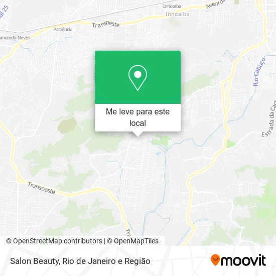 Salon Beauty mapa