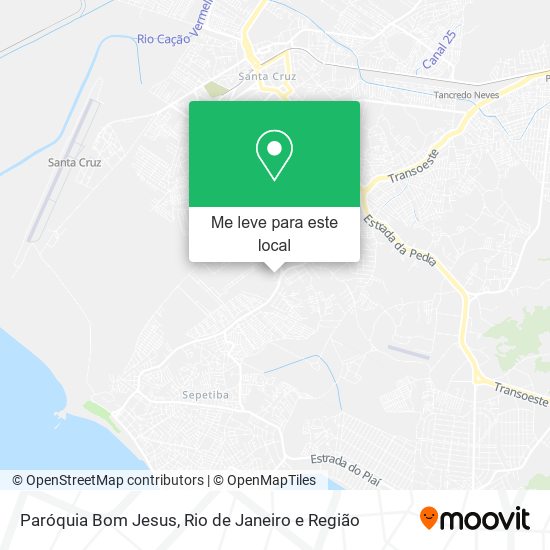 Paróquia Bom Jesus mapa