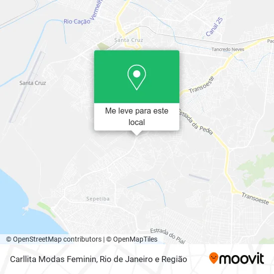 Carllita Modas Feminin mapa