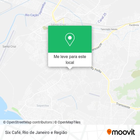 Six Café mapa